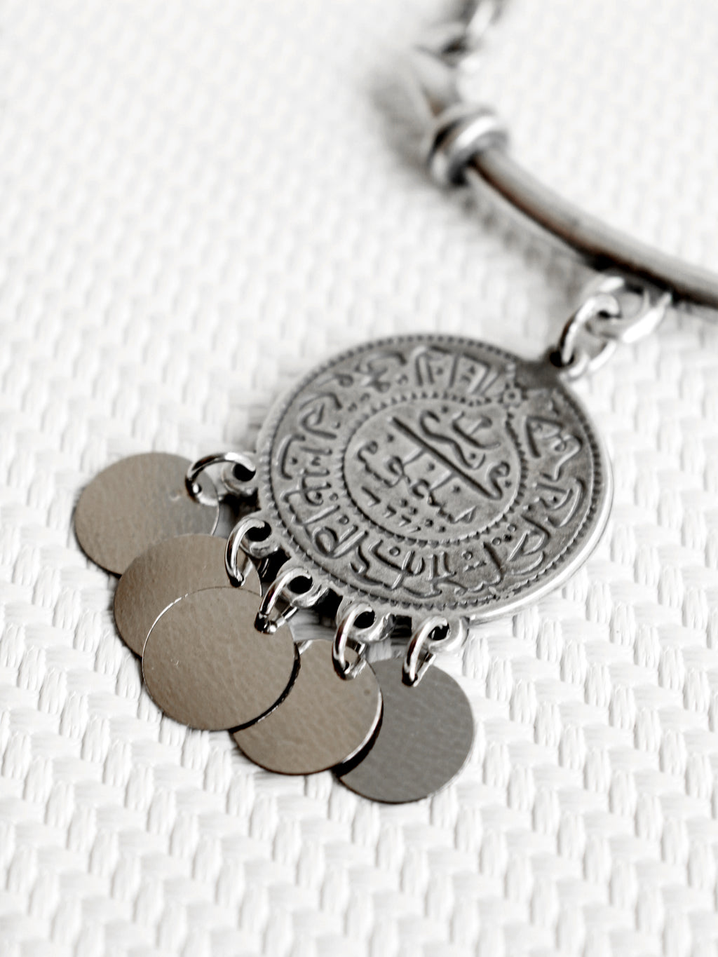 ORGADA'S Hieroglyph Queen necklace in close-up