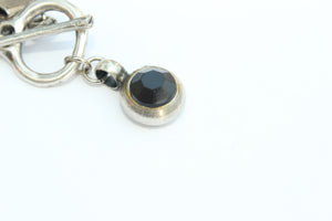 orgada's black grungy and sexy Spot Choker on a white background