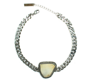 Orgada's Moonstone Pariteet Choker designed for the ultimate bohemian princess on a white background